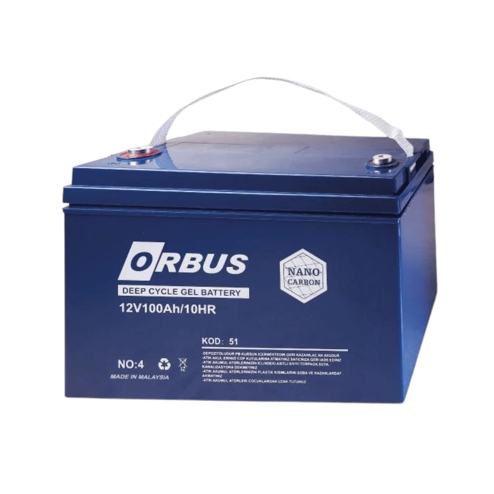 Orbus 12V 100Ah Jel Akü