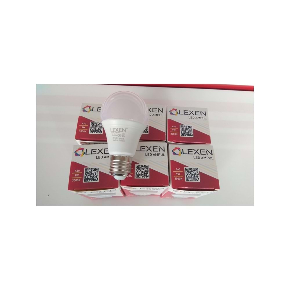 LEXEN 9W LED Ampül 6lı Paket