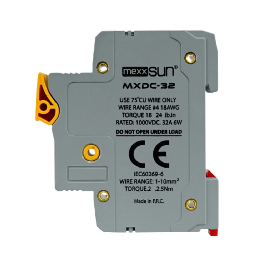 Mexxsun 16A 1000V DC Sigorta + Sigorta Yuvası