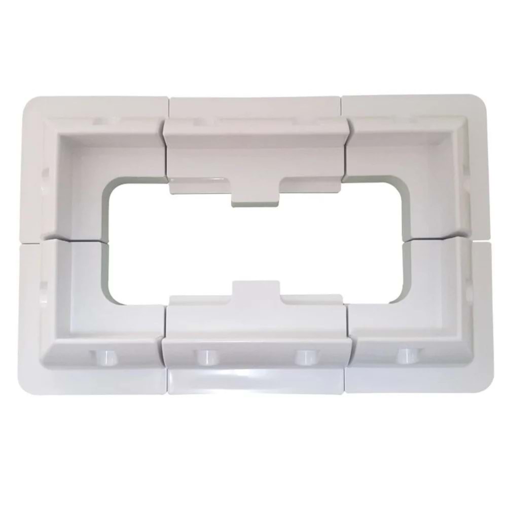 Karavan Montaj Seti Beyaz 4 Köşe 2 Orta