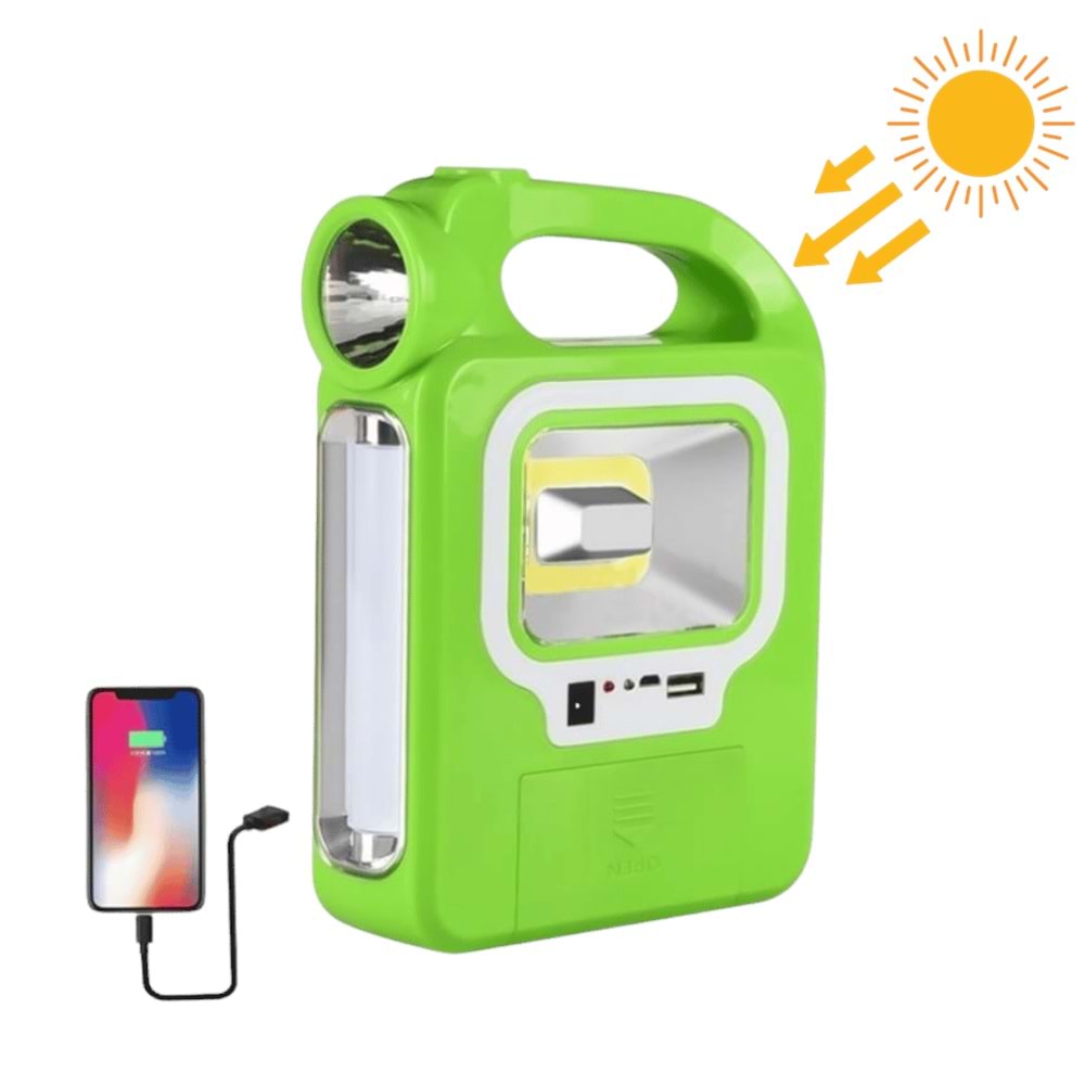 Powermaster Solar Tamirci/Balıkçı Çalışma Lambası Uzatma Ampul Dahil (HB-6399B)