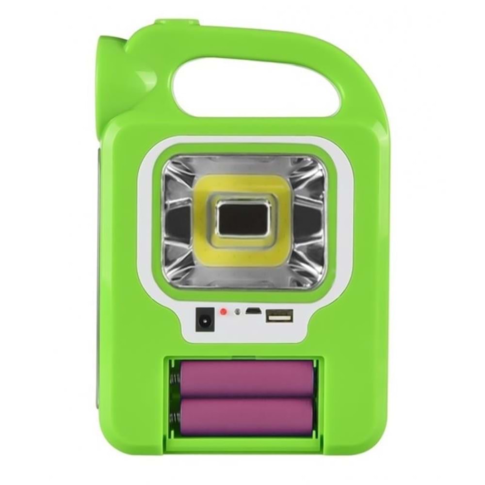 Powermaster Hb-6399b Solar Tamirci Balıkçı Çalışma Lambası Uzatma Ampul Dahil
