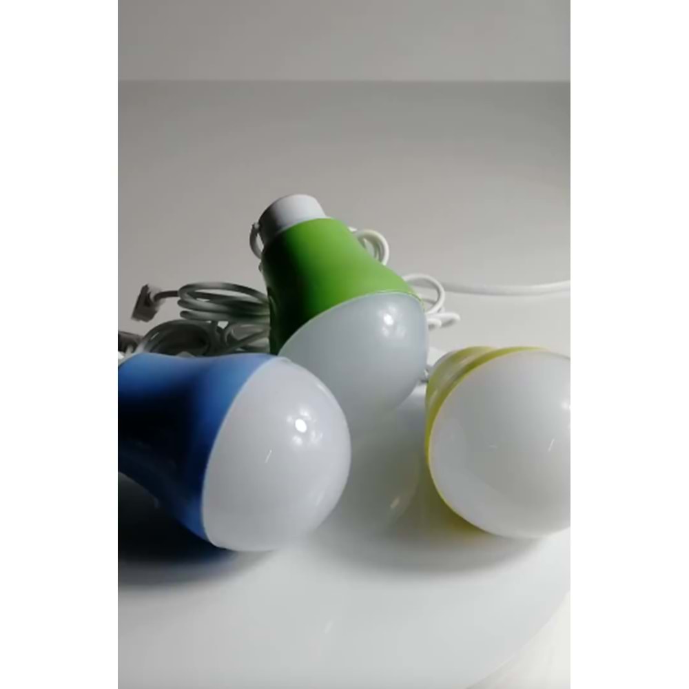 Powermaster 5V 5W 1Mt Usb Kablolu Beyaz Led Ampul (PM-12765)