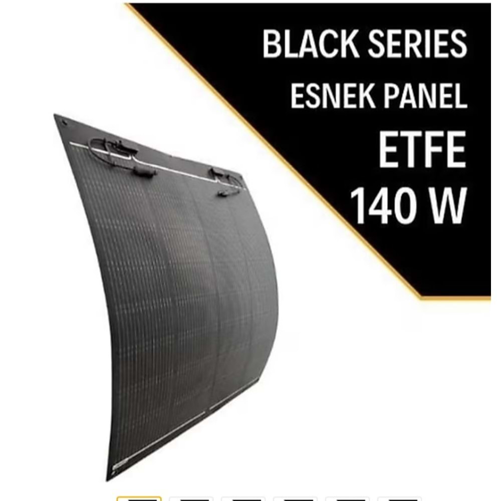 Lexron 16BB Black Series 140W Topcon Esnek Güneş Paneli