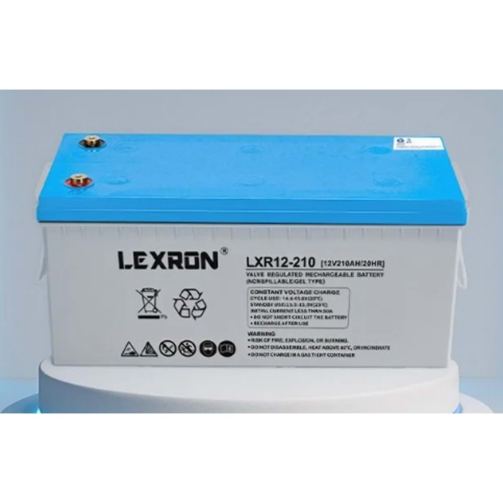 Lexron 210ah-12v Nano-Karbon Jel Akü
