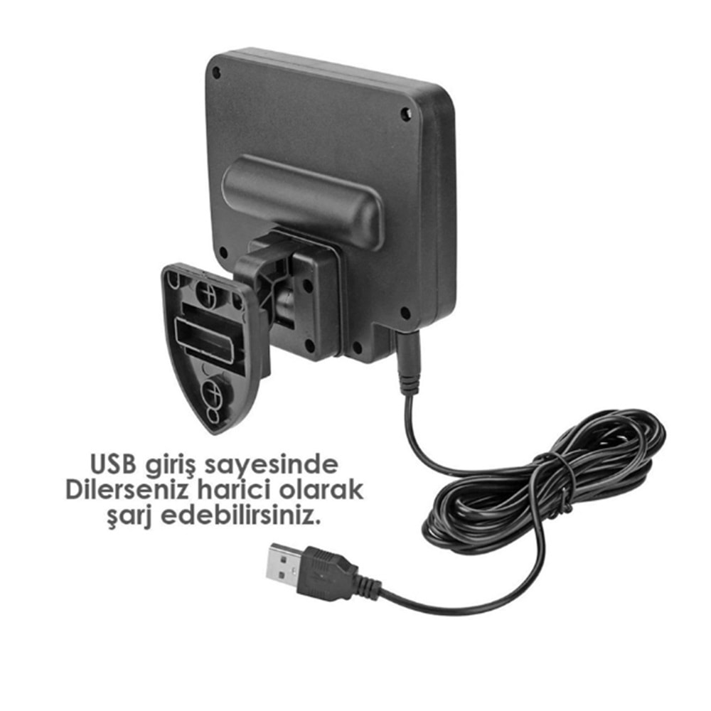 Powermaster Solar Duvar Lambası (JX-F72)