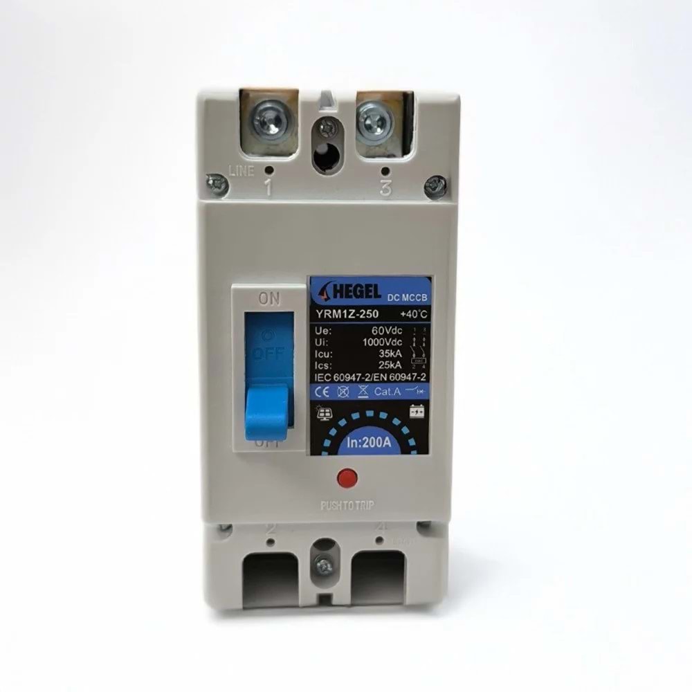Dc Sigorta 1000vdc 2p 200a 60vdc-Hegel