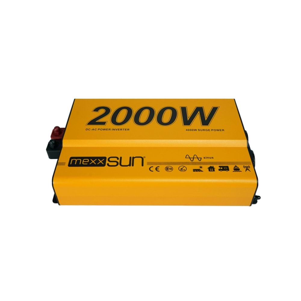 Mexxsun 2000W 12V Tam Sinüs Inverter (MEXTS-2000-12)