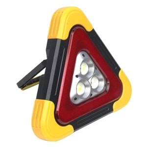 19620 - POWERMASTER HB-7709 SOLAR ŞARJLI COB AYDINLATMA PARK REFLEKTÖR TİP FENER