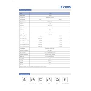 Lexron 1000W 24V Tam Sinüs Inverter