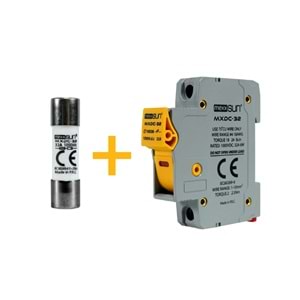 Mexxsun 32A 1000V DC Sigorta + Sigorta Yuvası