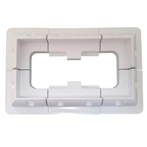 Karavan Montaj Seti Beyaz 4 Köşe 2 Orta