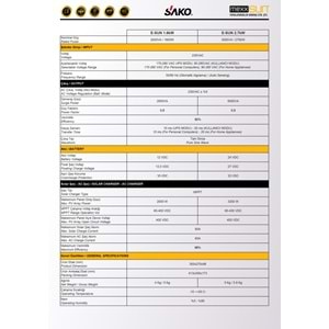 Sako E-Sun 1.6 kW 12 V Mppt Tam Sinüs Akıllı Inverter