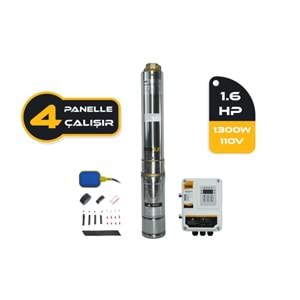 Mexxsun 1.6HP / 1300W / 110V DC Dalgıç Pompa (4DC6-112-110-1300)