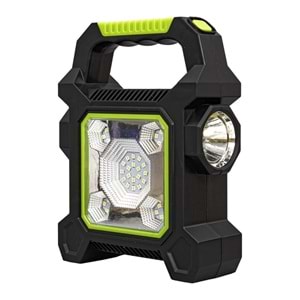 Powemaster 3 Kademeli Şarjlı Çok fonksiyonlu Solar Işıldak (OM-17) JY-258C