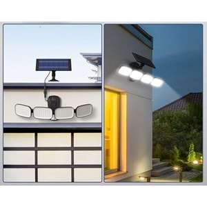 Powermaster 6V 3W Solar Panelli Hareket Sensörlü Ledli Lamba (PM-8048)