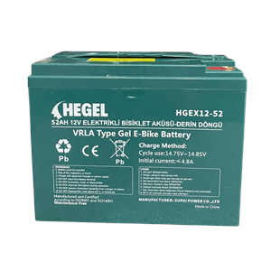 Hegel 12V 52A Elektrikli Araç Aküsü