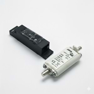 Hegel 1000V DC Bıçaklı Sigorta 125A ve Yuvası Seti