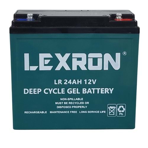Lexron 24AH 12V Nano Karbon Jel Akü