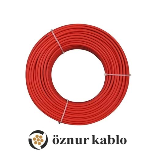 Öznur Solar Kablo H1Z2Z2-K (1,5KV DC)-Kırmızı 6MM