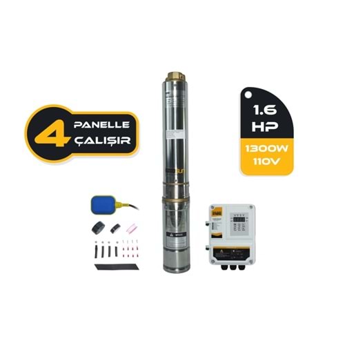 Dc Dalgıç Pompa 1.6hp / 1300w10v (4dc6-112-110-1300)