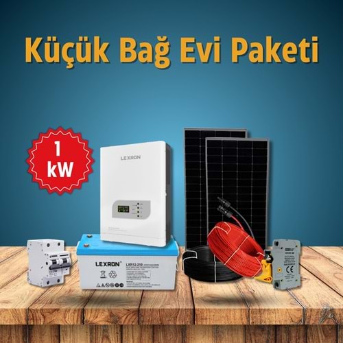 Küçük Bağ Evi Paketi 1 kW