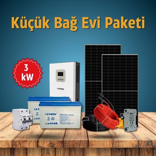 Küçük Bağ Evi Paketi 3 kW