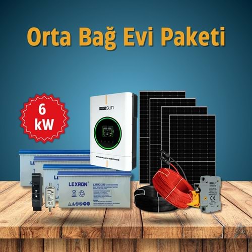 Orta Bağ Evi Paketi 6 kW