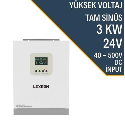 Lexron 3kw 3kva 24v Mpptakılllı Hvbrit (Solar Jeneratör)