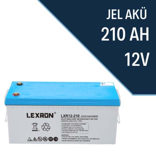 Lexron 210ah-12v Nano-Karbon Jel Akü