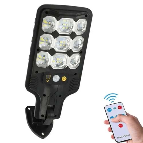 5v Solar Garden Lıght - Powermaster Hs-8037a Solar 63 Smd Ledli Hareket Sensörlü Sokak Lambası