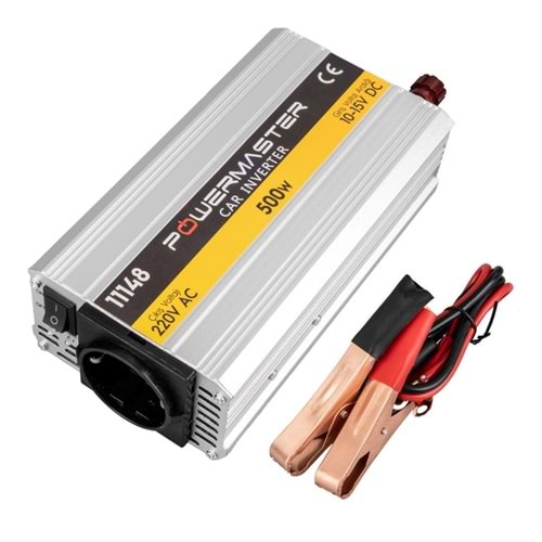 Powermaster Pm-11148 12 Volt - 500 Watt MS Inverter (10-15v Arası-220v Ac)