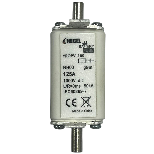 Hegel 125A 1000VDC Bıçaklı Sigorta B Sınıf (YROPV-160-125A)