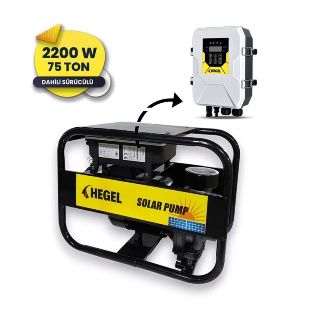 Solar Yüzey Pompası Ac-Dc 2200w Hegel