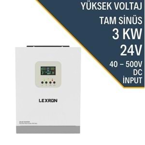 Lexron 3kw 3kva 24v Mpptakılllı Hvbrit (Solar Jeneratör)