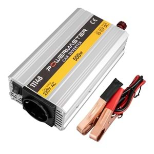 Powermaster Pm-11148 12 Volt - 500 Watt MS Inverter (10-15v Arası-220v Ac)